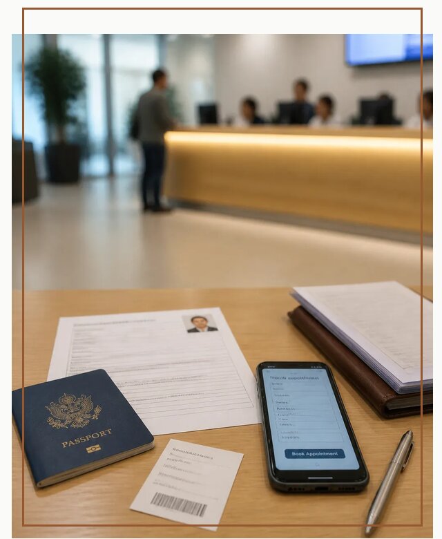 Запись в визовый центр в Северодвинске для подачи документов