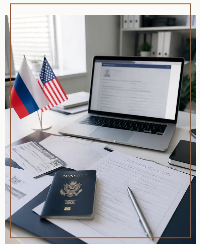 Оформление визы в США для туристов и бизнеса в Северодвинске