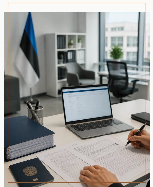 Оформление ВНЖ в Эстонии для переезда и легального проживания в Северодвинске